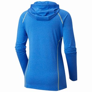 Columbia PFG Tamiami™ Heather Knit Hoodie Dam Blå/Gröna (OWEVH9603)